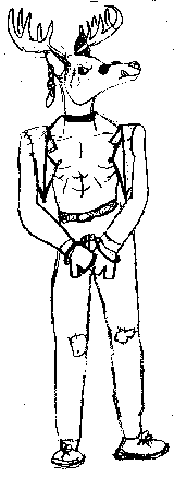 child's drawing by Samantha at age nine